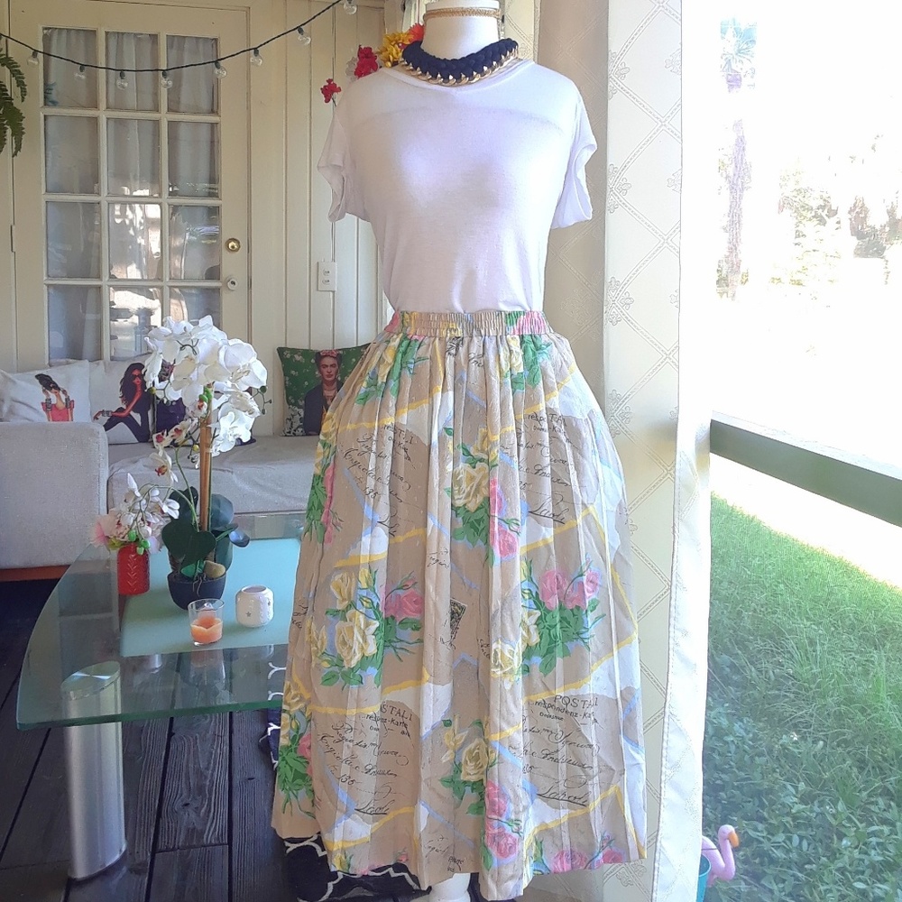 SALE Andrea Gayle Vintage Skirt"Today Sale $10